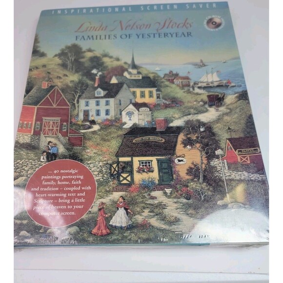 Other - Linda Nelson Stocks Families of Yesteryear CD ROM Inspirational Screen Saver...